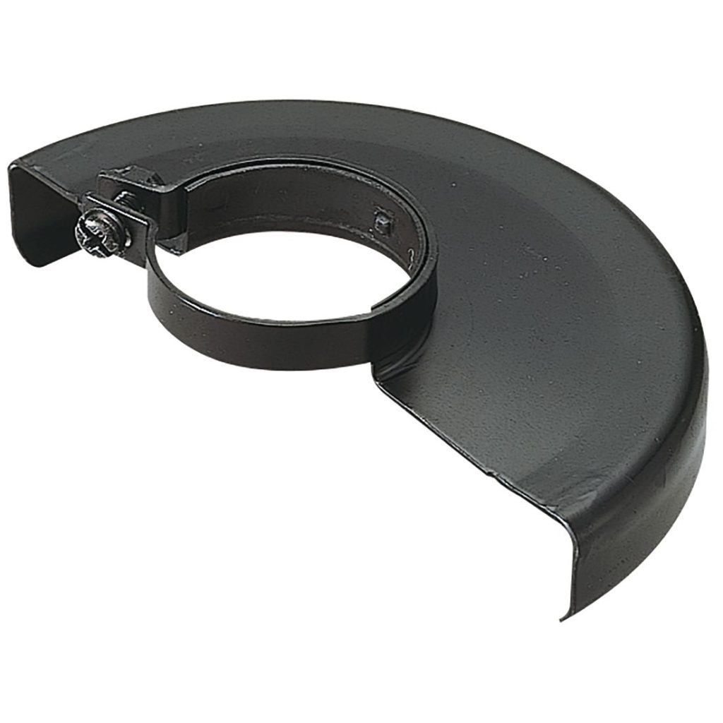 MAKITA Laikansuoja 125 mm. Kuvassa laikansuoja yläviistosta.