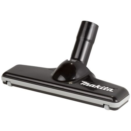 MAKITA Lattiasuulake 225 mm, pyörillä, musta. Kuvassa lattiasuulake etuviistosta.