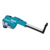 MAKITA Pölynimulisälaite DX15. Kuvassa pölynimulisälaite sivustapäin.