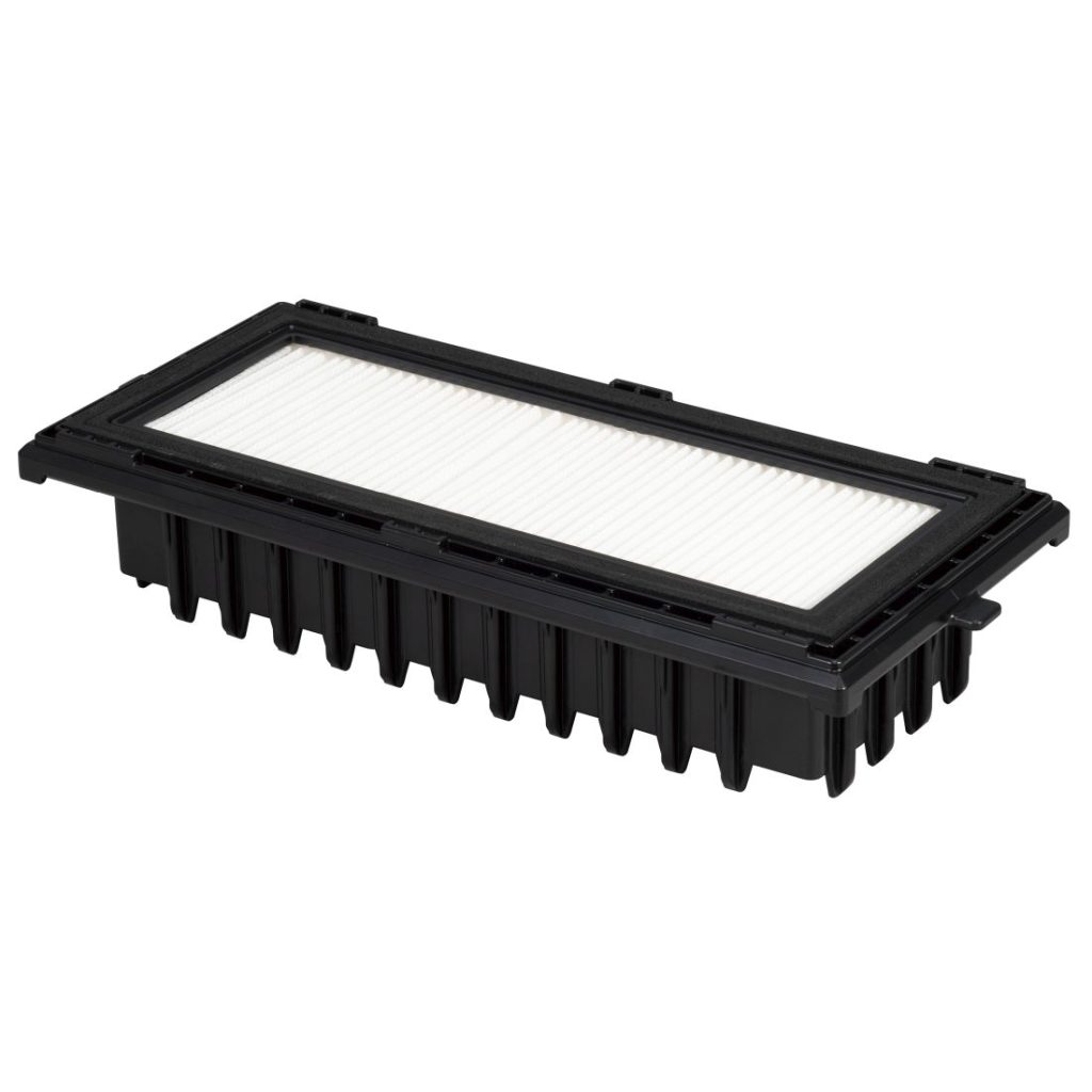 MAKITA Pääsuodatin VC006GM. Kuvassa pääsuodatin etuviistosta.
