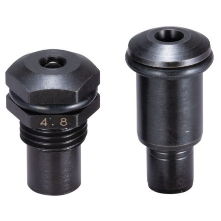 MAKITA Tarvikesarja 4,8 mm niiteille, kiinnipitävä. Karakoot 2,6 - 3,2 mm. Kuvassa tarvikesarja yläviistosta.