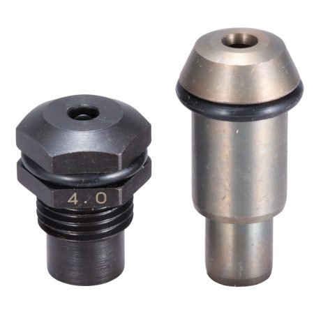 MAKITA Tarvikesarja 4,0 mm niiteille, kiinnipitävä. Karakoot 2,2 - 2,6 mm. Kuvassa tarvikesarja yläviistosta.