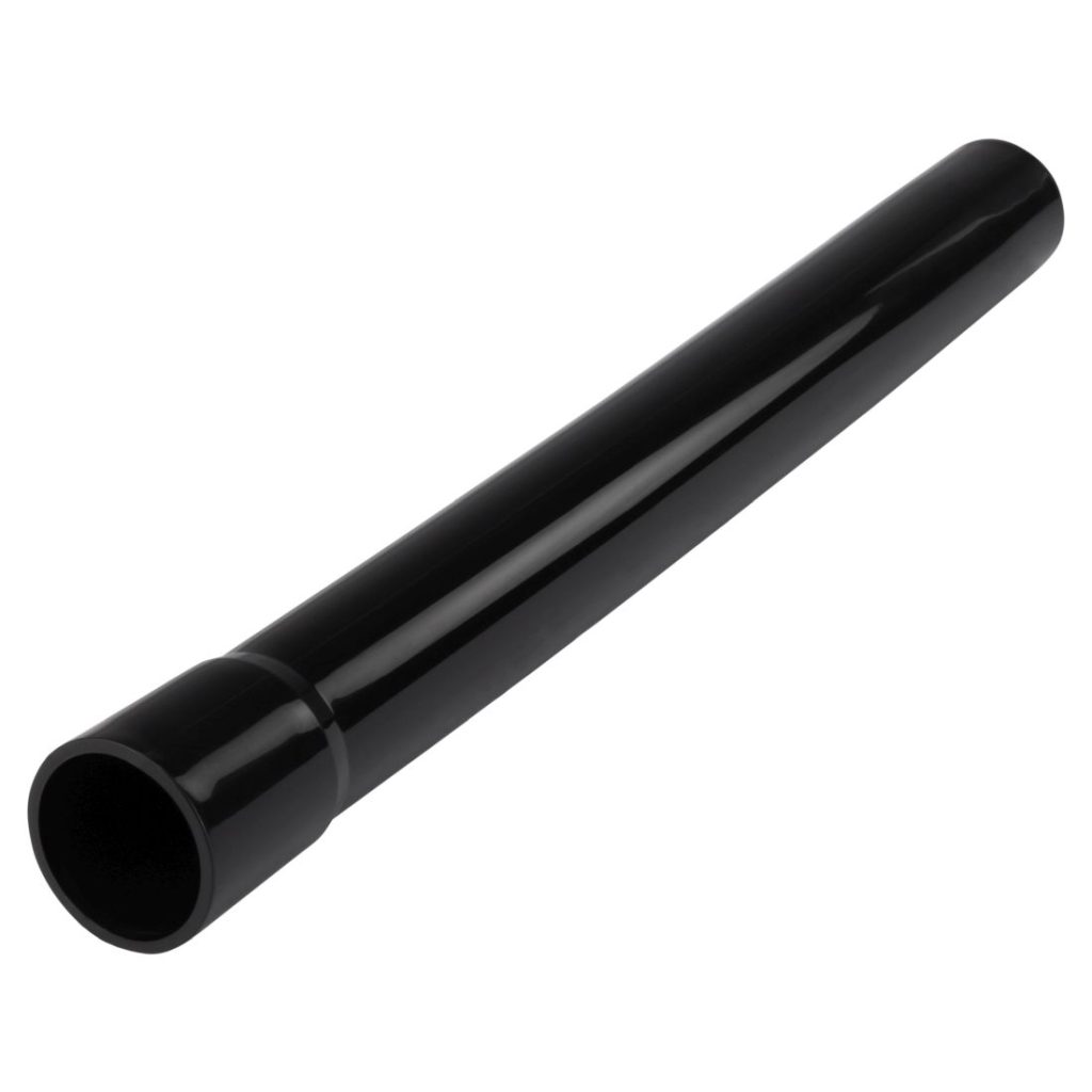 MAKITA Imuputki 320 mm, sopii käytettäväksi sykloni-imulaitteen kanssa, musta. Kuvassa imuputki etuyläviistosta.