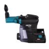 MAKITA Pölynimulisälaite DX12. Kuvassa pölynimulisälaite sivustapäin.