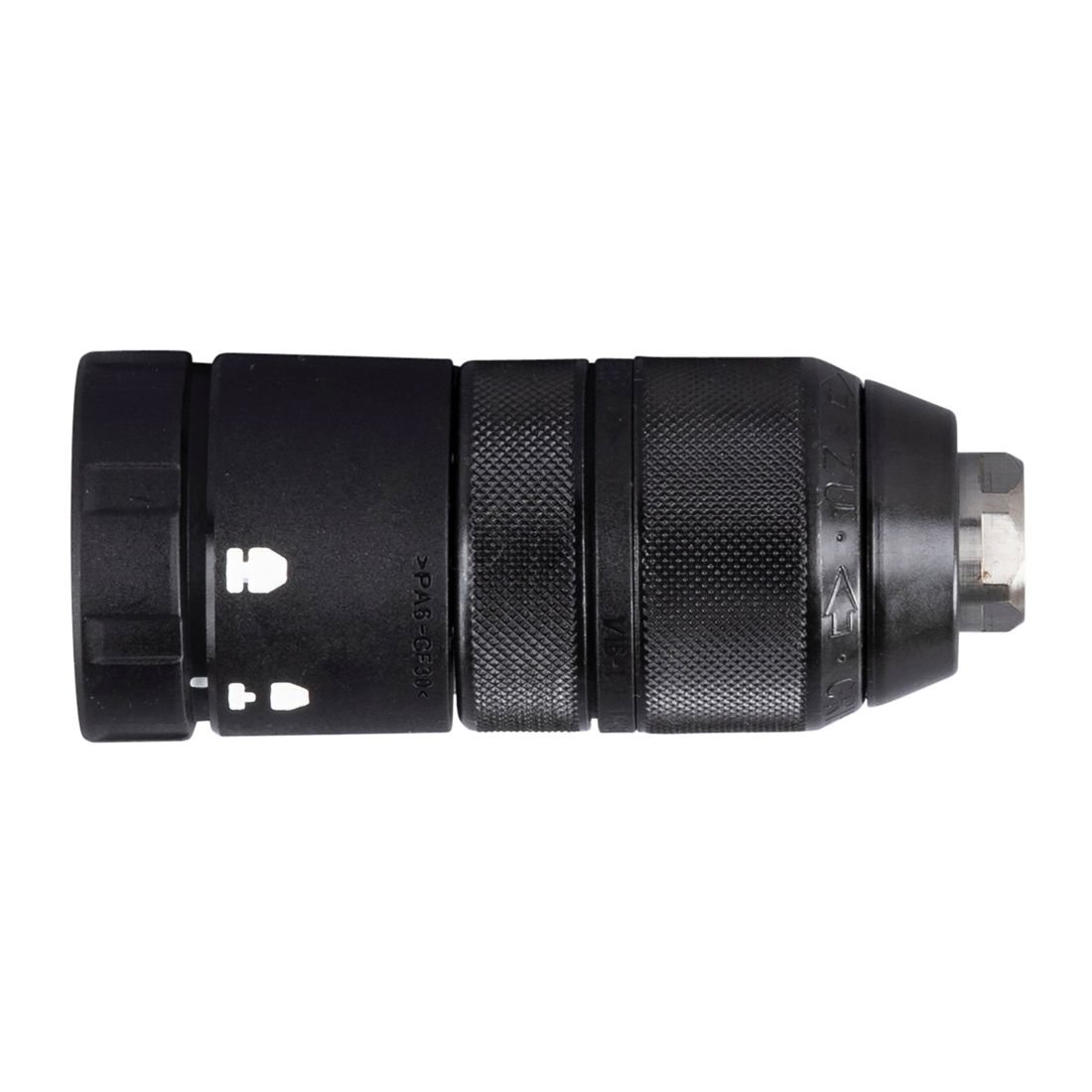 MAKITA Pikaistukka 13 mm, poravasaralle. Kuvassa pikaistukka sivustapäin.