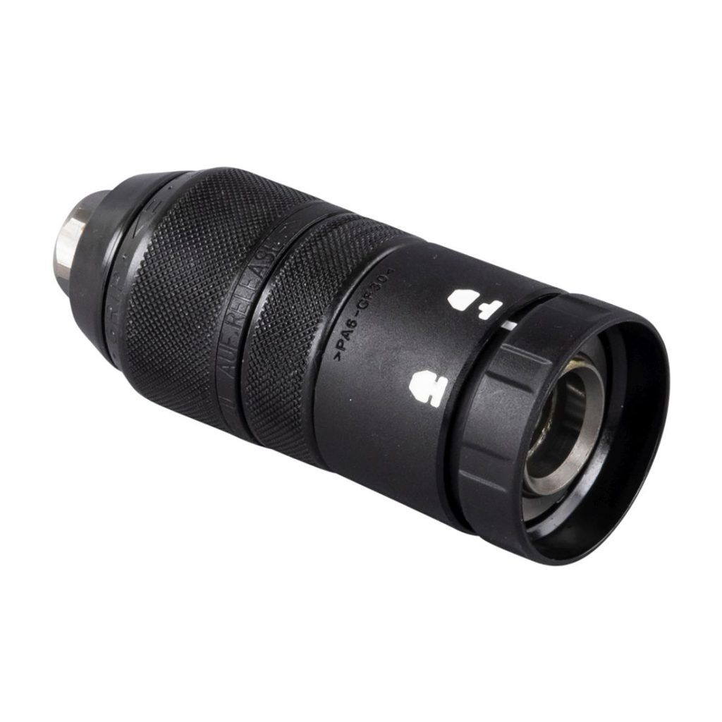 MAKITA Pikaistukka 13 mm, poravasaralle. Kuvassa pikaistukka takaviistosta.