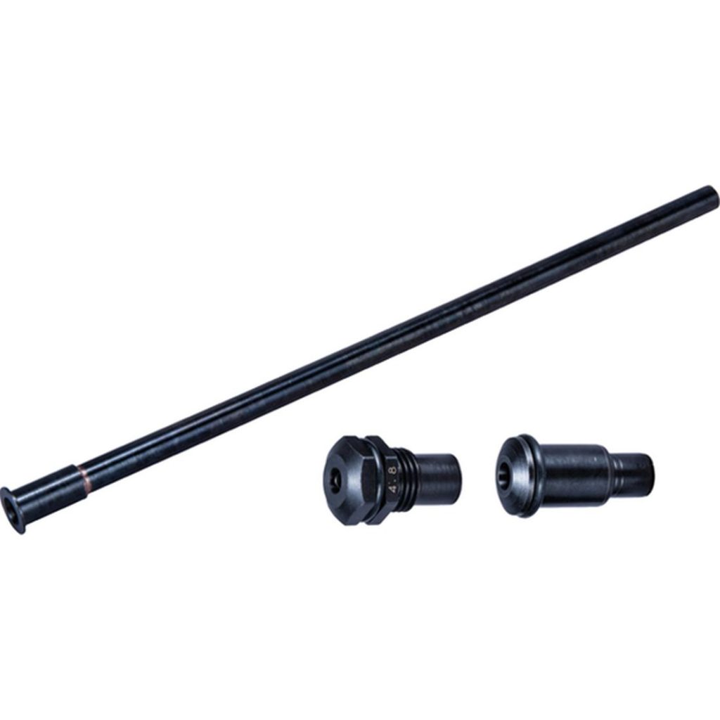 MAKITA Suukappale 4,8mm niiteille, kiinnipitävä. Karakoot 2,6-3,2mm. Ohjainputki ja leuan työnnin. Kuvassa tarvikesarja etuviistosta.