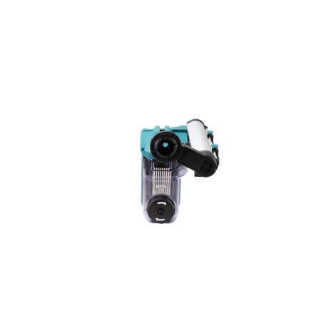MAKITA Pölynimulisälaite DX10 poravasaralle. Kuvassa pölynimulisälaite edestäpäin.