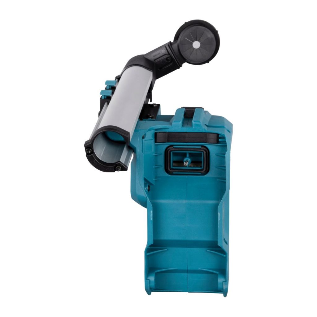 MAKITA Pölynimulisälaite DX11 poravasaralle. Kuvassa pölynimulisälaite takaapäin.