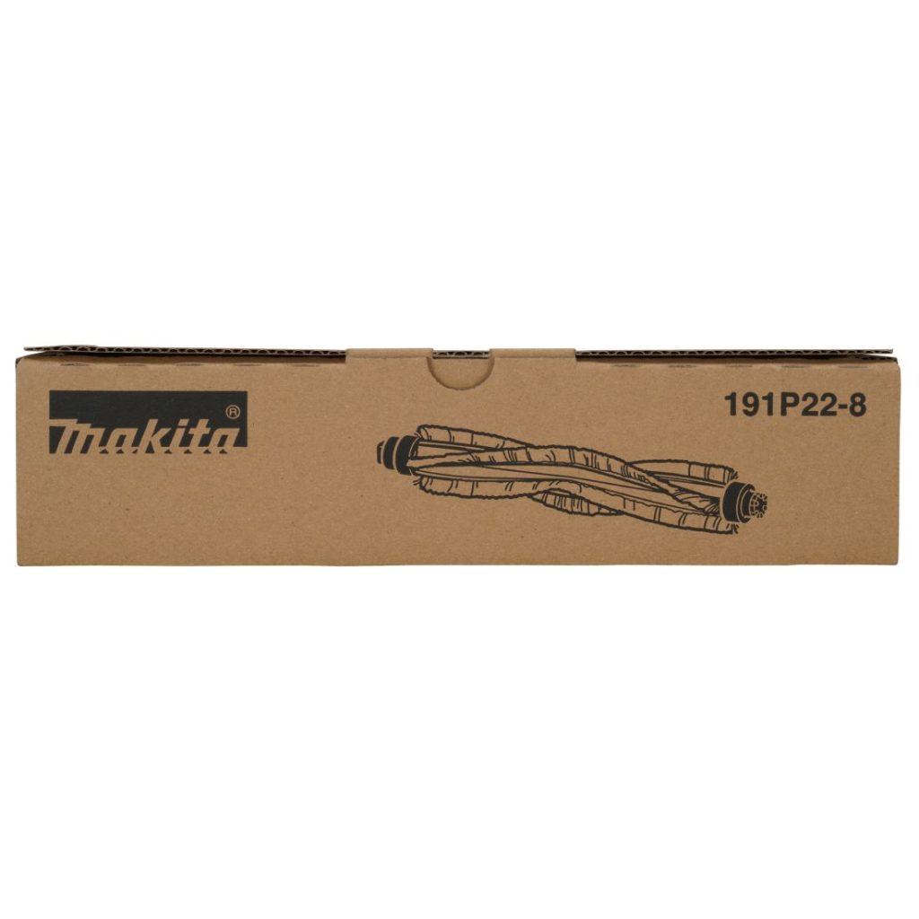 MAKITA Pääharja DRC300 robotti-imurille. Kuvassa pääharjapakkaus edestäpäin.