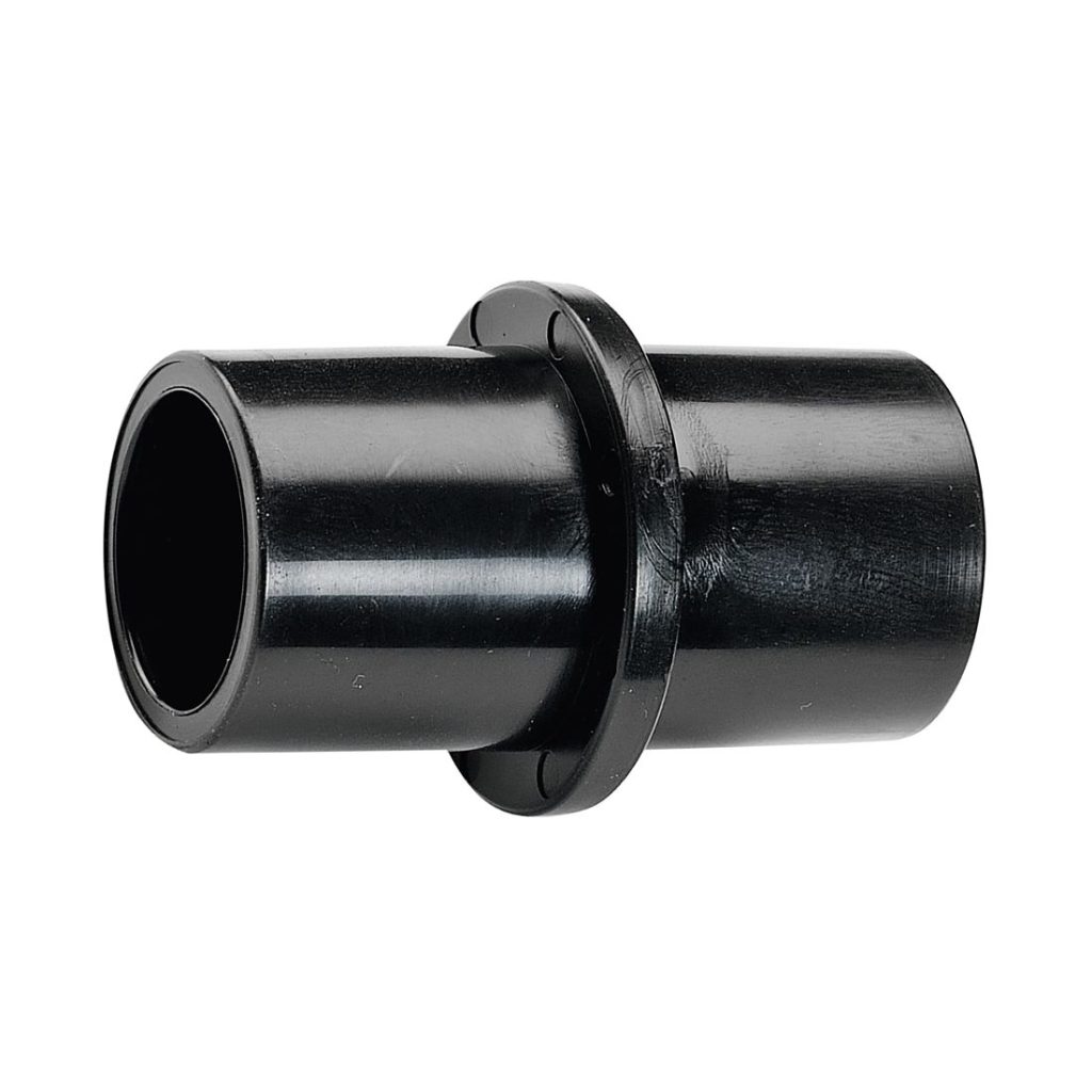 MAKITA Imuriadapteri, Ø 20 / 25 mm. Kuvassa imuriadapteri etuviistosta.