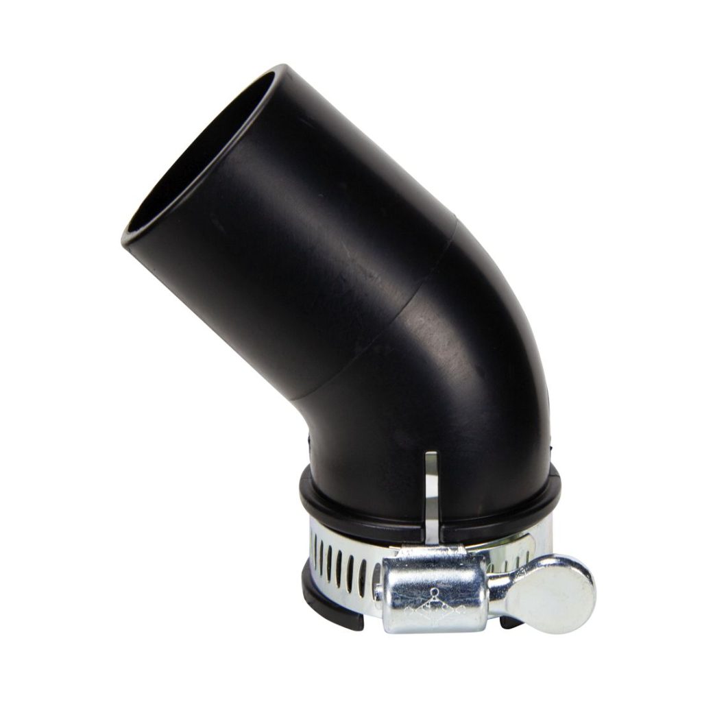 MAKITA Imuriliitin 32mm. Kuvassa imuriliitin sivustapäin.