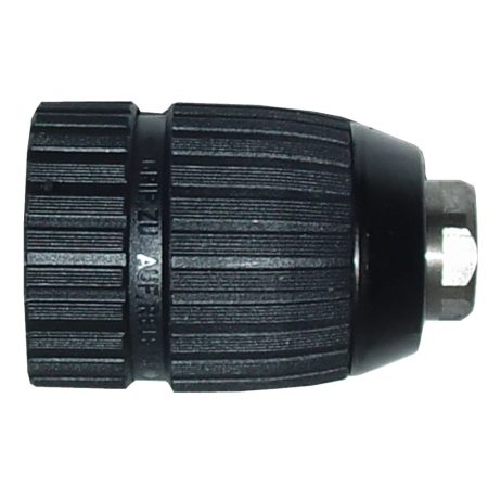 MAKITA Pikaistukka 13 mm, 1/2" - 20UNF, 1,5 - 13 mm, muovikuori. Kuvassa pikaistukka sivustapäin.