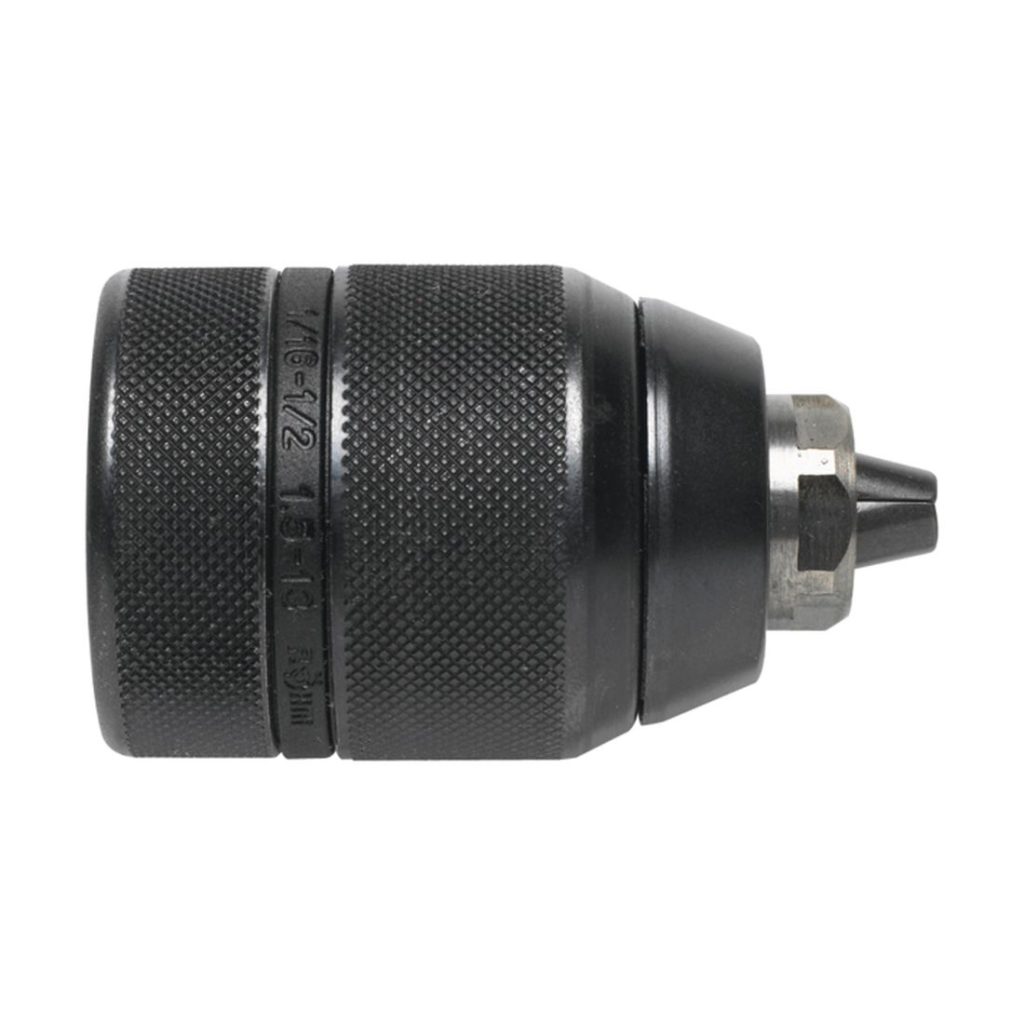 MAKITA Pikaistukka 13 mm, 1/2" - 20UNF. Kuvassa pikaistukka sivustapäin.
