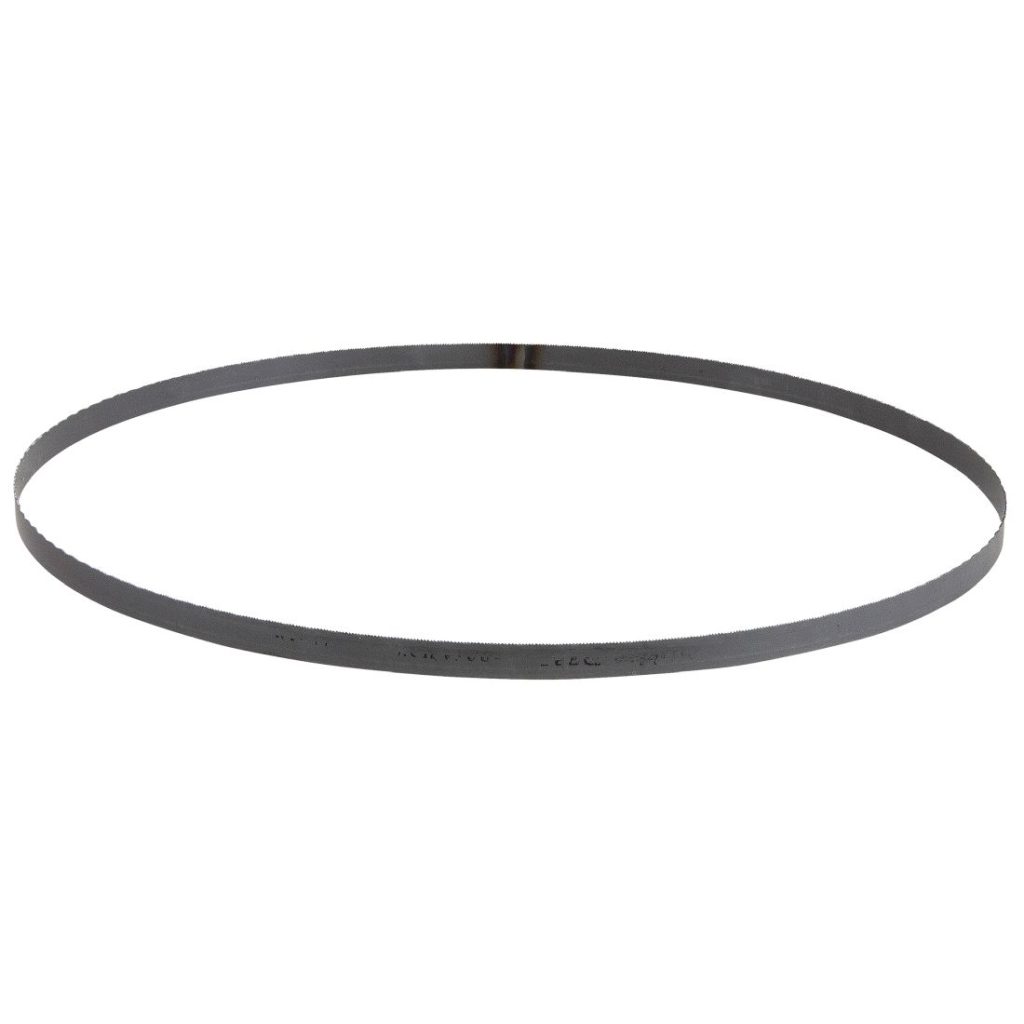 MAKITA Vannesahanterä 13x1140 mm BiM 24tpi 1 kpl. Kuvassa vannesahanterä yläviistosta.