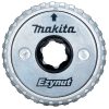 MAKITA Laikkamutteri pika M14 kulmahiomakoneille 180-230mm. Kuvassa laikkamutteri ylhäältäpäin.