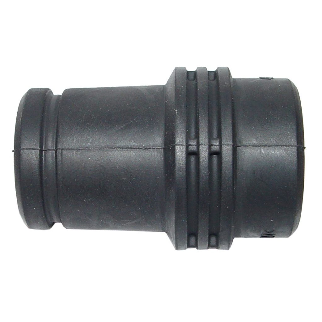 MAKITA Imuriadapteri, Ø 24 / 38 mm. Kuvassa imuriadapteri sivustapäin.