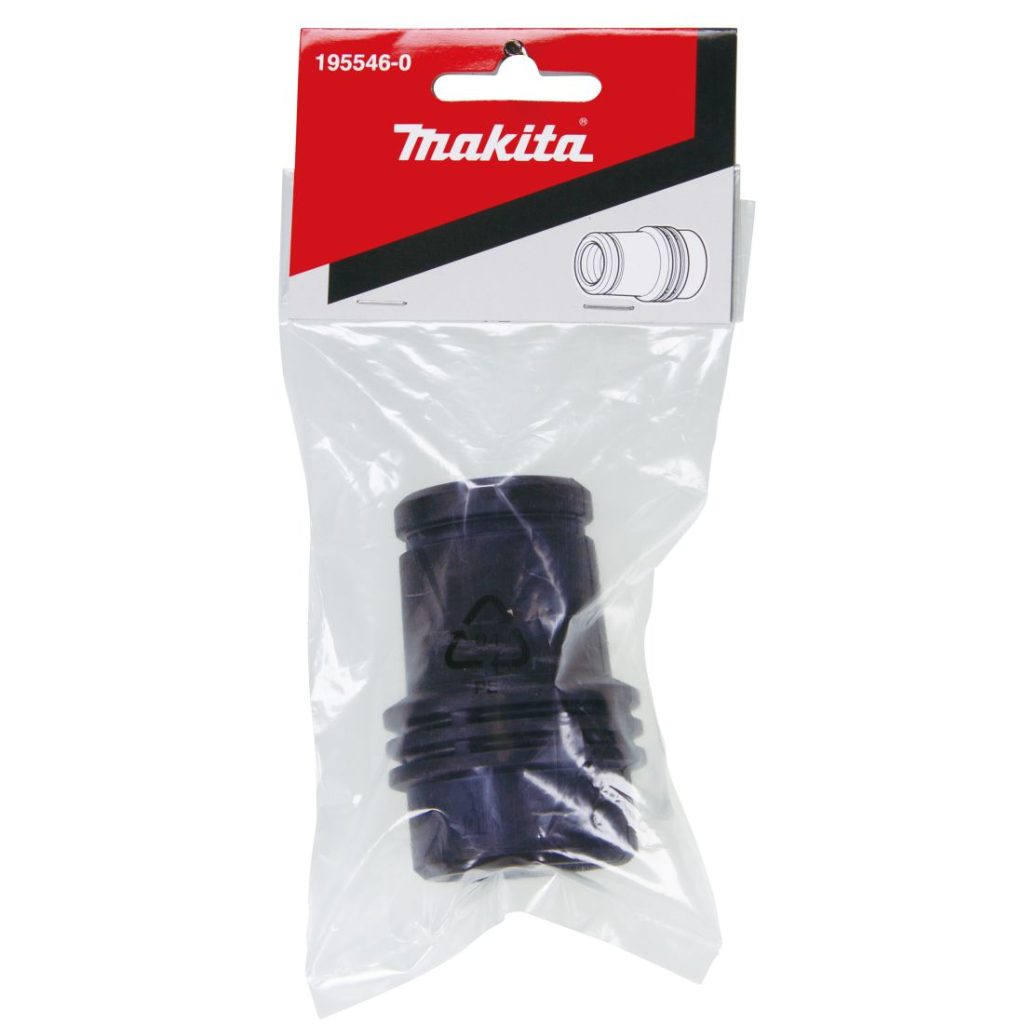 MAKITA Imuriadapteri, Ø 24 / 38 mm. Kuvassa imuriadapteripakkaus edestäpäin.