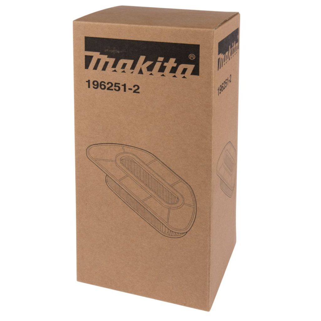 MAKITA Pölysuodatinkenno 1kpl. Kuvassa pölysuodatinkennopakkaus etuviistosta.