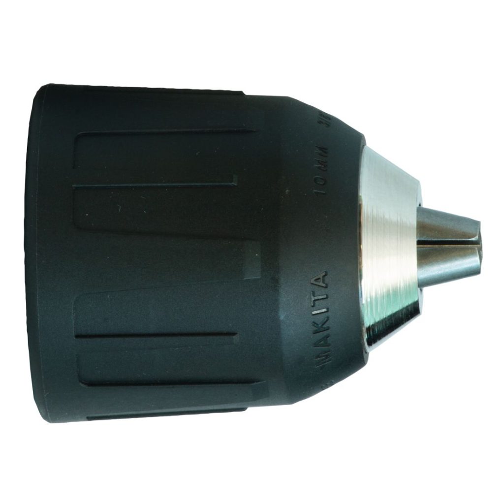 MAKITA Pikaistukka 10 mm, 1/2in - 20UNF. Kuvassa pikaistukka sivustapäin.