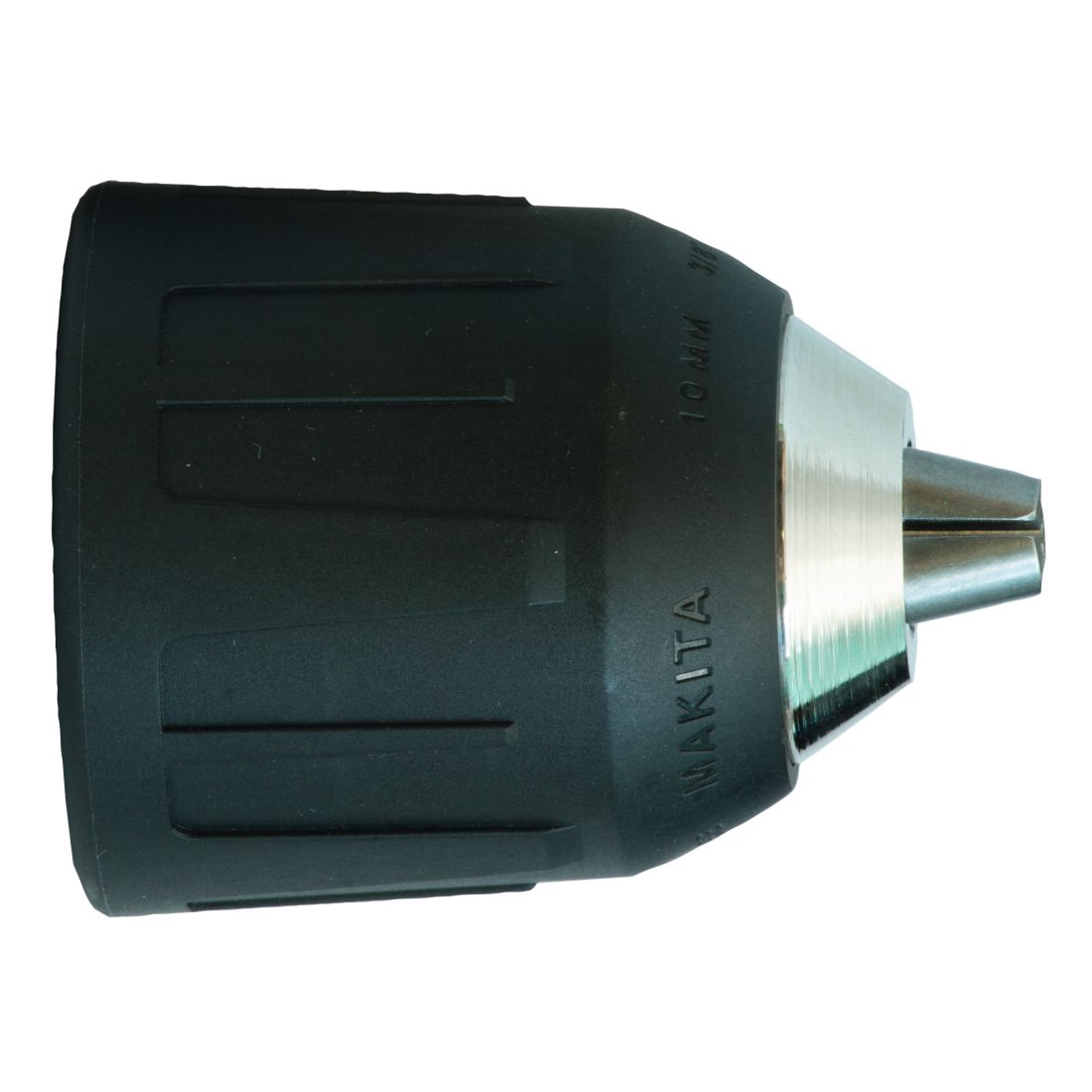 MAKITA Pikaistukka 10 mm, 1/2in - 20UNF. Kuvassa pikaistukka sivustapäin.