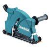 MAKITA Pölysuoja imuriliitännällä 230mm, Ø32/37mm. Kuvassa pölysuoja imuriliitännällä etuviistosta.