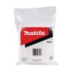 MAKITA Fleecesuodatin 10 kpl (1 kpl DCL180). Kuvassa fleecesuodatinopakkaus edestäpäin.