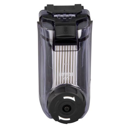 MAKITA Pölysuodatinkasetti ja suodatin DX01-DX09 (ei DX05). Kuvassa pölysuodatinkasetti ja suodatin edestäpäin.