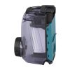 MAKITA Pölysuodatinkasetti ja suodatin DX01-DX09 (ei DX05). Kuvassa pölysuodatinkasetti ja suodatin sivustapäin.