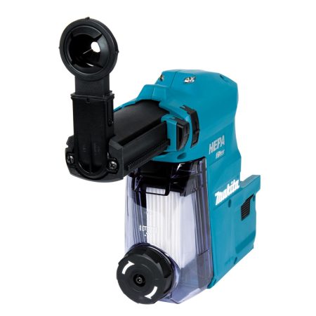 MAKITA Pölynimulisälaite DX08. Kuvassa pölynimulisälaite etuviistosta.