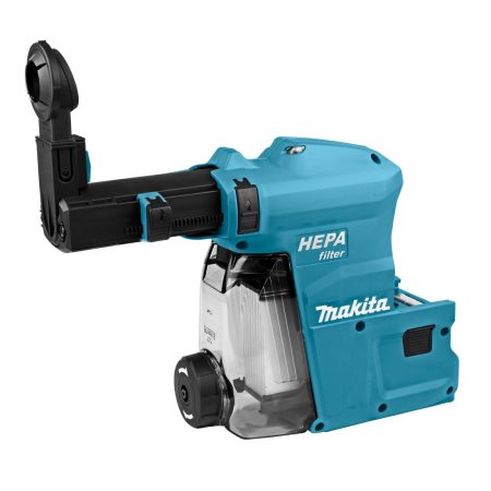 MAKITA Pölynimulisälaite DX09. Kuvassa pölynimulisälaite etuviistosta.