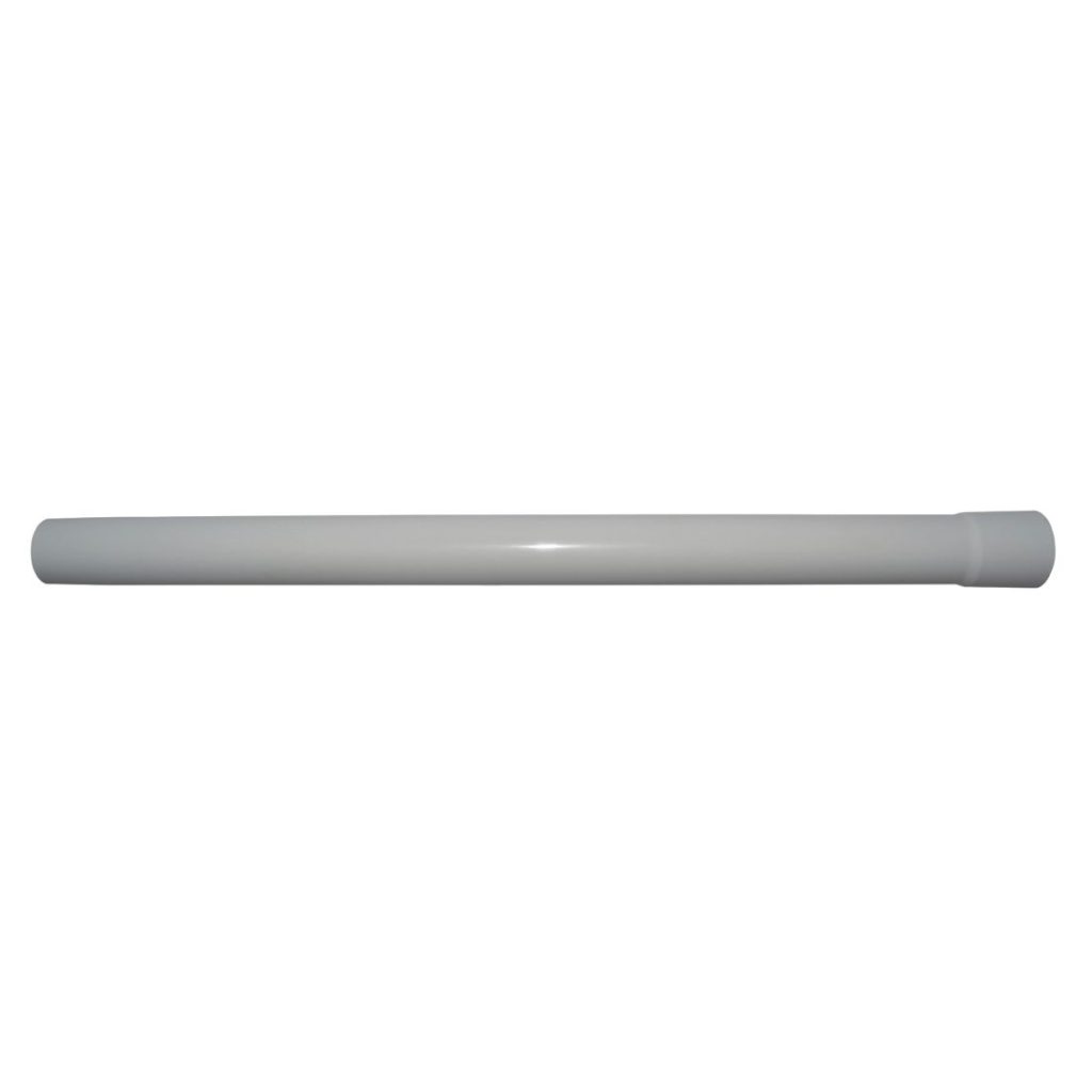 MAKITA Imuputki Ø 28 mm x 465 mm, rikkaimureille. Kuvassa imuputki sivustapäin.