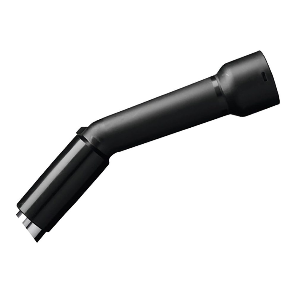 MAKITA Imuputki taivutettu Ø 45 mm. Kuvassa kädensija sivustapäin.