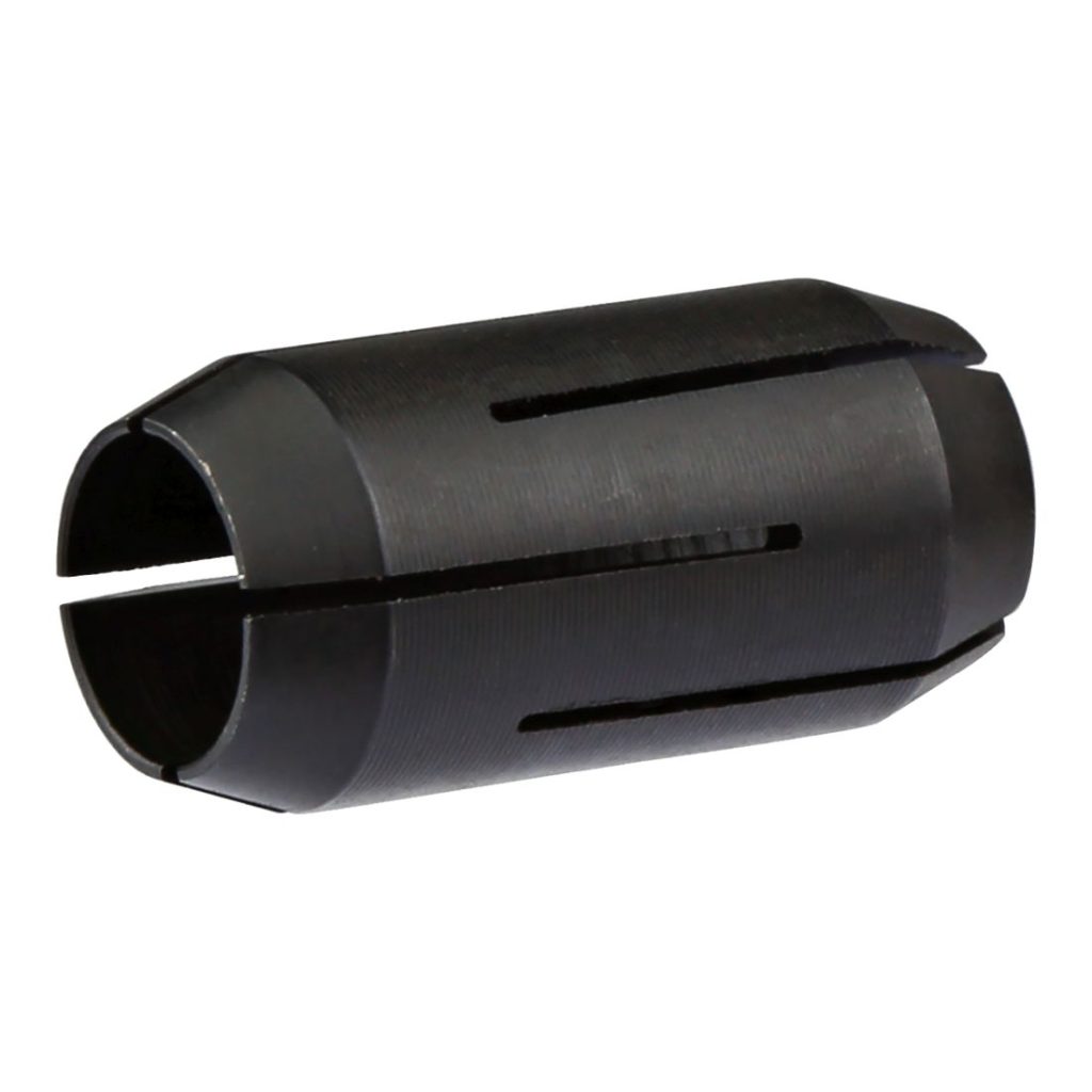 MAKITA Kiristyshylsy 6,35mm (1/4"). Kuvassa kiristyshylsy etuviistosta.