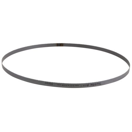 MAKITA Vannesahanterä 13x1140 mm BiM 14tpi 1 kpl. Kuvassa vannesahanterä yläviistosta.