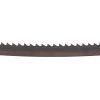 MAKITA Vannesahanterä 16x2240mm HCS 4tpi 3 kpl. Lähikuvassa vannesahanterän hammastus.