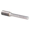 MAKITA Kovametalliviila 10x20mm, muoto A. Kuvassa kovametalliviila takaviistosta.