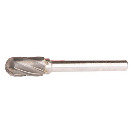 MAKITA Kovametalliviila 10x20mm, muoto C. Kuvassa kovametalliviila sivustapäin.