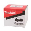 MAKITA Teräsharja 100mm x M14 suora kuppiharja (230mm kulmahiomakoneille). Kuvassa kuppiharjapakkaus etuyläviistosta.