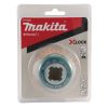 MAKITA Teräsharja 75 mm X-Lock. Kuvassa kuppiharjapakkaus edestäpäin.