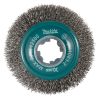 MAKITA Teräsharja 100 mm X-Lock. Kuvassa kuppiharja ylhäältäpäin.