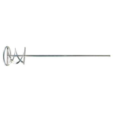 MAKITA Vispilä 120 x 600 mm, 3/8". Kuvassa vispilä sivustapäin.