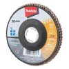 MAKITA Liuskalaikka 125 mm X-LOCK K40 rst Zircon. Kuvassa liuskalaikka etuviistosta.