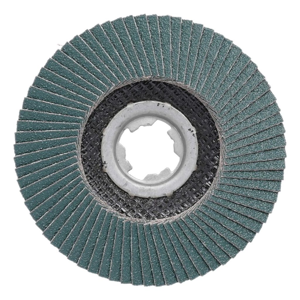 MAKITA Liuskalaikka 125 mm X-LOCK K60 rst Zircon. Kuvassa liuskalaikka alhaaltapäin.