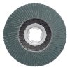 MAKITA Liuskalaikka 125 mm X-LOCK K80 rst Zircon. Kuvassa liuskalaikka alhaaltapäin.