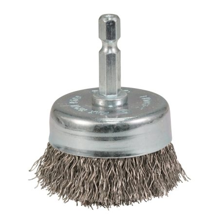MAKITA Teräsharja 50 mm. Kuvassa kuppiharja yläviistosta.