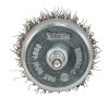 MAKITA Teräsharja 50 mm. Kuvassa kuppiharja ylhäältäpäin.