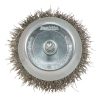 MAKITA Teräsharja 65 mm. Kuvassa kuppiharja ylhäältäpäin.