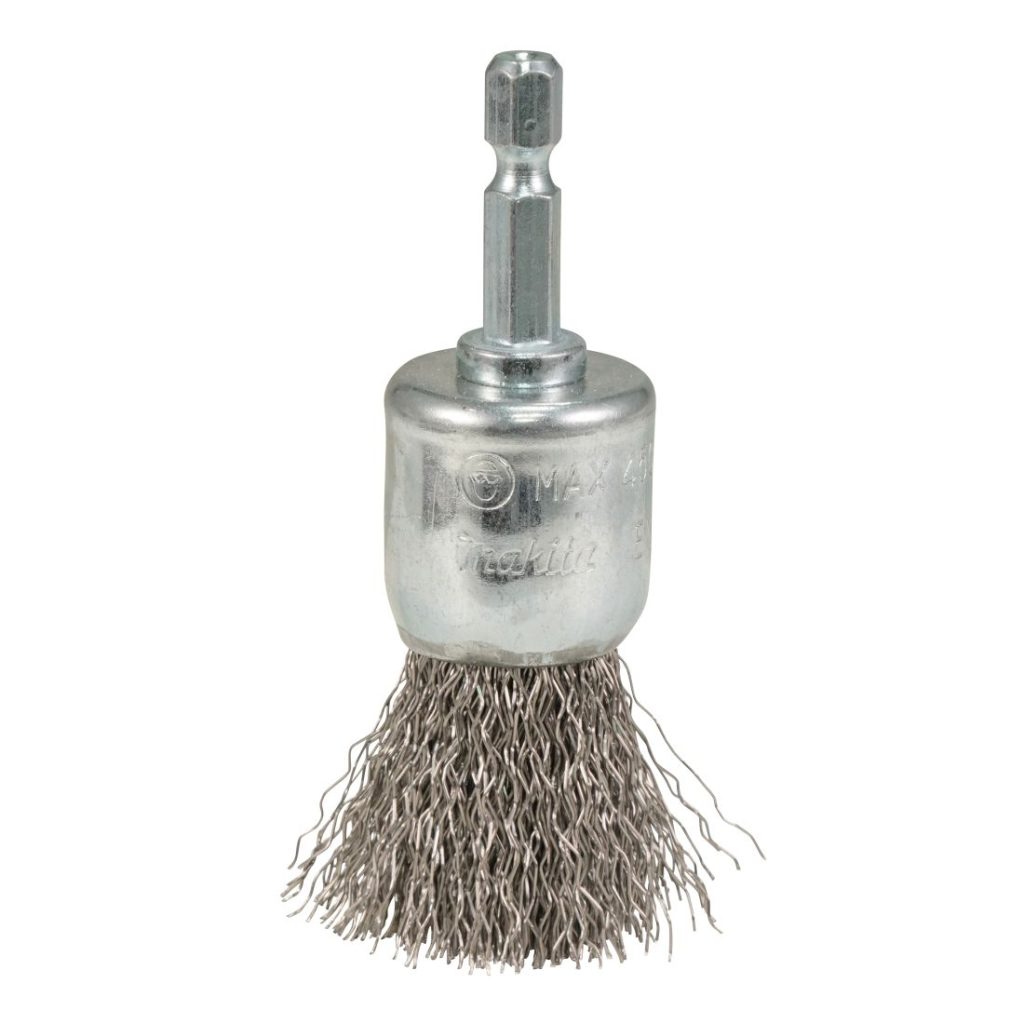 MAKITA Teräsharja 24 mm. Kuvassa pensseliharja edestäpäin.
