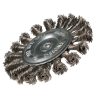 MAKITA Teräsharja 100 mm. Kuvassa laikkaharja etualaviistosta.